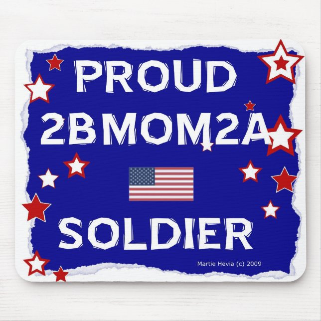 Proud 2BMOM2A Soldier - Mousepad (Vorne)