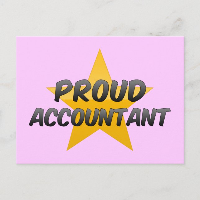 Proud Accountant Postkarte (Vorderseite)