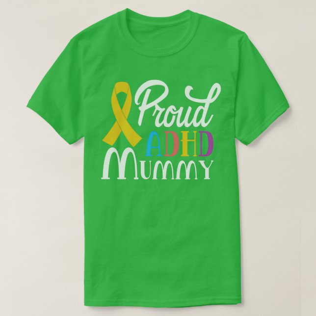 Proud ADHD Mummy T-Shirt (Design vorne)