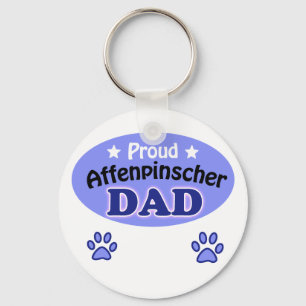 Proud Affenpinscher Vater Schlüsselanhänger