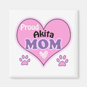 Proud Akita Mom Magnet