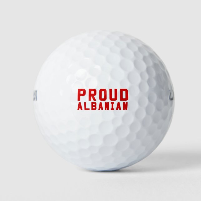 Proud Albanian Golfball (Vorderseite)