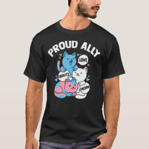 Proud Ally Gay Lgbtq Bewegung Transgender Pride Pa T-Shirt