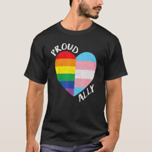 Proud Ally LGBT Herzmonat Gay Pride T-Shirt