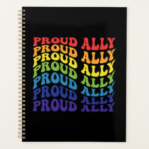 Proud Ally   LGBTQ   GAY PRIDE   Regenbogen Planer