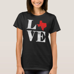 Proud America Citizen State Flag Land Map Liebe Te T-Shirt