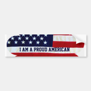 Proud American_ Autoaufkleber