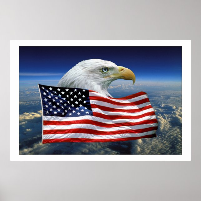 Proud American Eagle Poster (Vorne)