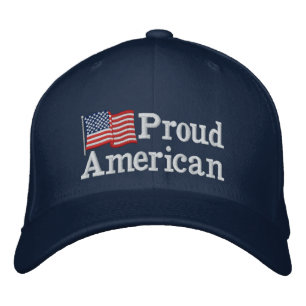 Proud American Flag NB Bestickte Baseballkappe