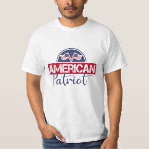 Proud American Patriot - USA Flag T-Shirt