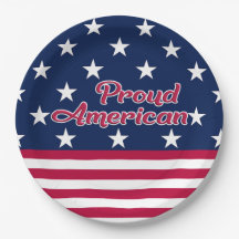 Proud American patriotic star & stripes usa