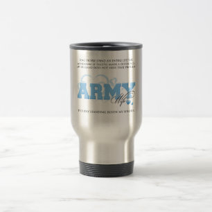 Proud ARMY Ehefrau Reisebecher