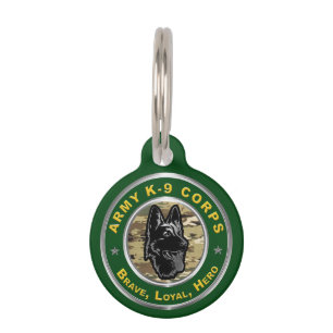 Proud Army K-9 Corps Haustiermarke