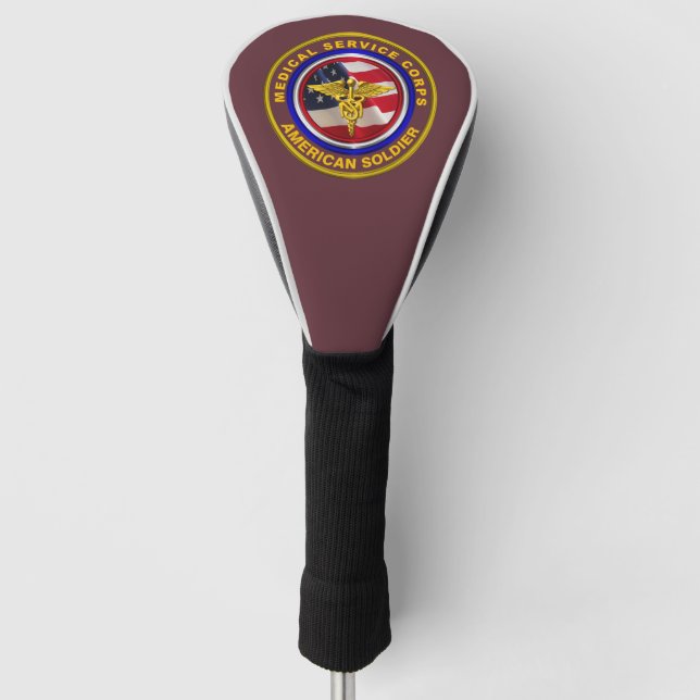 Proud Army Medical Service Corps Golf Headcover (Vorderseite)