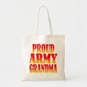 Proud Army Oma in fröhlichen Farben Tragetasche