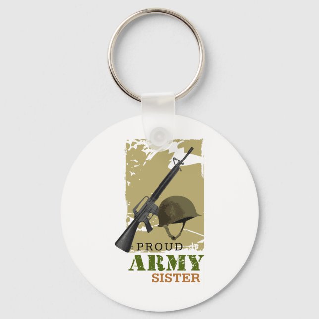 Proud Army Sister Schlüsselanhänger (Vorderseite)