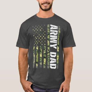 Proud Army Vater United Staaten USA Flag Geschenk  T-Shirt