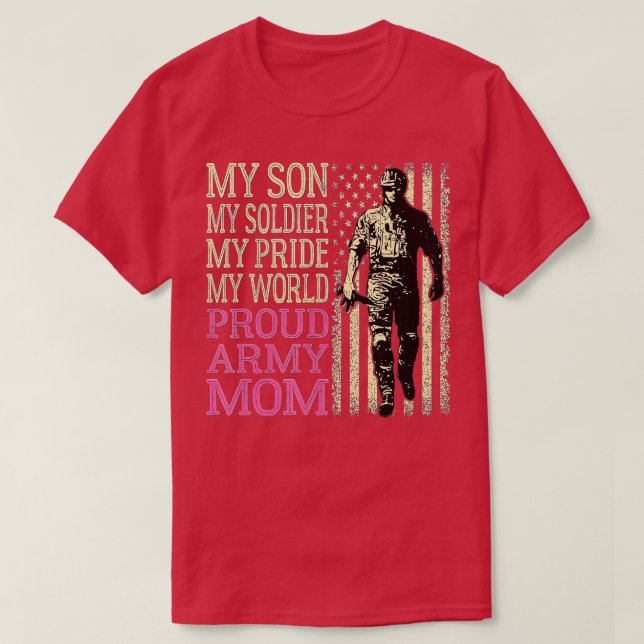 Proud Armys Großartiger Militärstolz (26) T-Shirt (Design vorne)