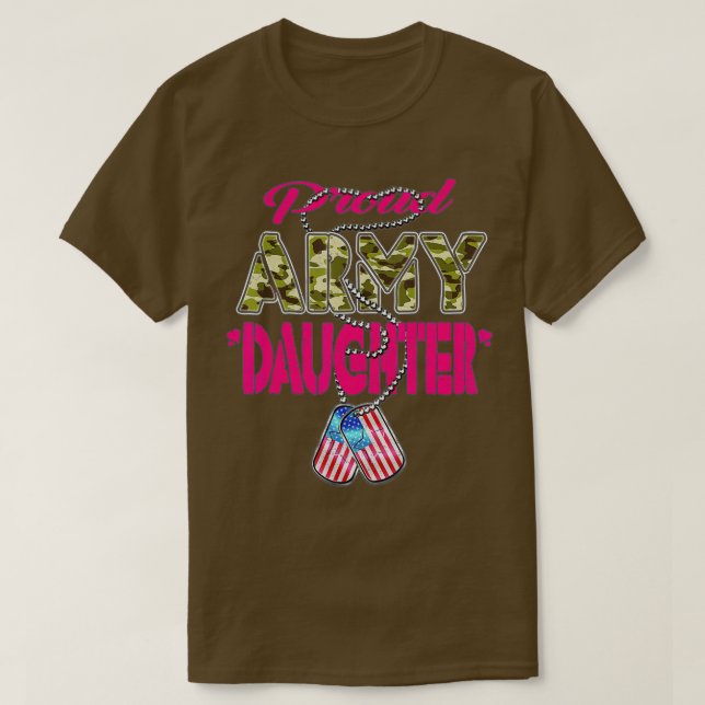 Proud Armys Großartiger Militärstolz (34) T-Shirt (Design vorne)