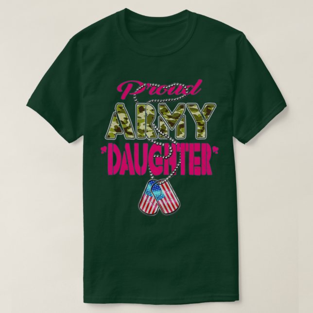 Proud Armys Großartiger Militärstolz (34) T-Shirt (Design vorne)