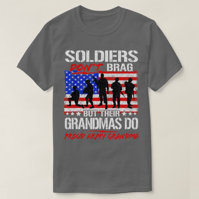 Proud Armys Großartiger Militärstolz (82) T-Shirt (Design vorne)