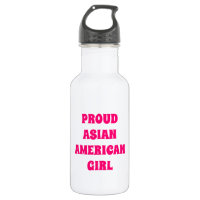 Proud Asian American Girl, heiß rosa weiß