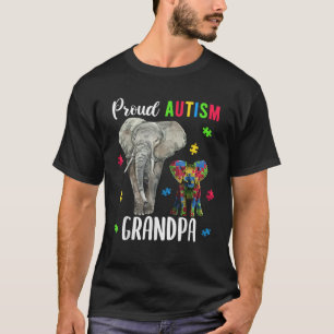 Proud Autism Grandpa's Funny Autismus Awareness Gr T-Shirt