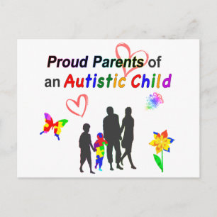 Proud Autism Parents Postkarte