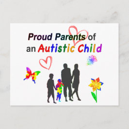 Proud Autism Parents Postkarte