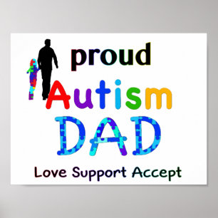 Proud Autism Vater Poster