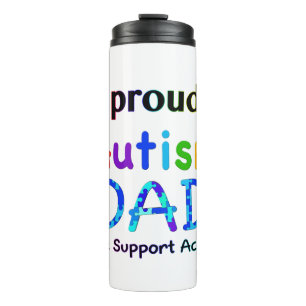 Proud Autism Vater Thermosbecher