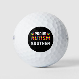 Proud Autismus Brüderwissen Autistische Familie Golfball