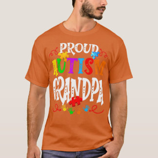 Proud Autismus Großpa Funny Autiseness Awareness F T-Shirt
