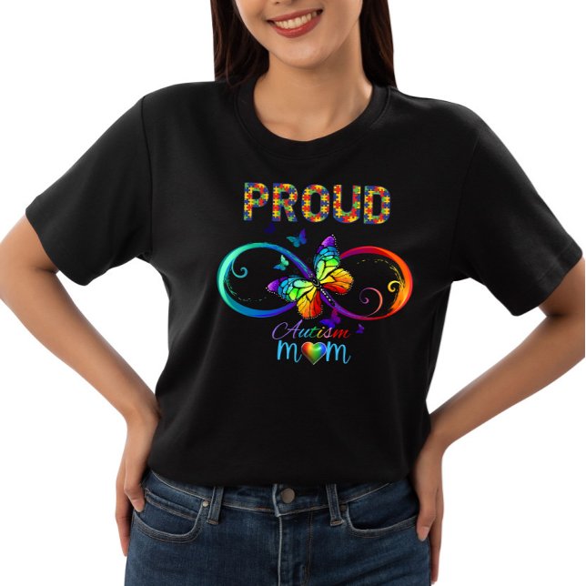 Proud Autismus Mama Autismus Bewusstsein T-Shirt (Von Creator hochgeladen)