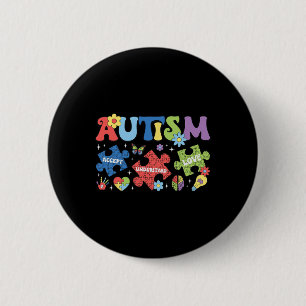 Proud Autismus Mama Autismus Sensibilisierung Akze Button