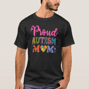 Proud Autismus Mama Autistische Autismus Bewusstse T-Shirt