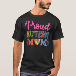 Proud Autismus Mama Autistische Autismus Bewusstse T-Shirt