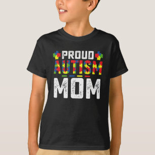 Proud Autismus Mama Bewusstsein Autistische Famili T-Shirt