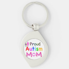Proud-Autismus-Mama Schlüsselanhänger