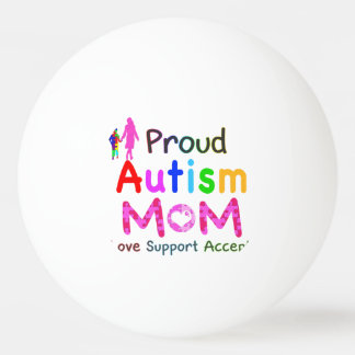 Proud-Autismus-Mama Tischtennisball