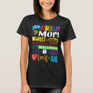 Proud Autismus Mutter Zitat ich bin eine Autismus- T-Shirt
