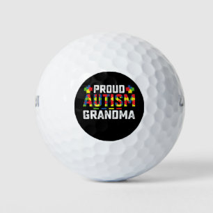 Proud Autismus Oma Awareness Autistic Familie Golfball