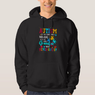 Proud Autismus Opa Herzrasen Autismus Bewusstsein Hoodie