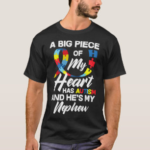 Proud Autismus Tante Onkel Autistic Nephew Autism  T-Shirt