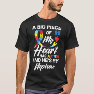 Proud Autismus Tante Onkel Autistic Nephew Autism  T-Shirt