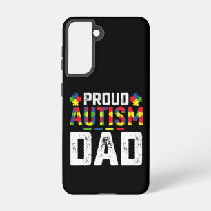 Proud Autismus Vater Awareness Autistic Family Samsung Galaxy Hülle