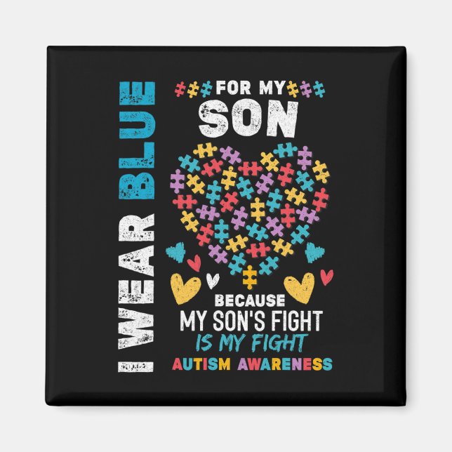 Proud Autistic Vater Magnet (Vorne)