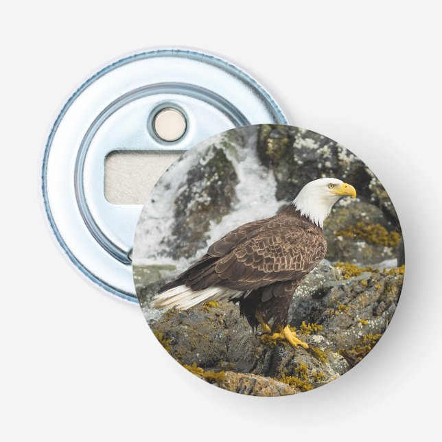 Proud Bald Eagle Flaschenöffner (Vorderseite)