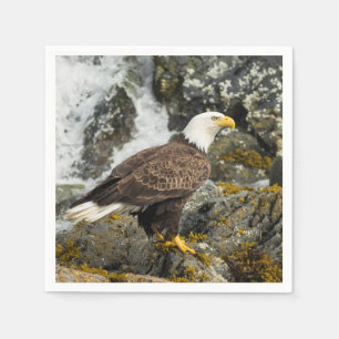 Proud Bald Eagle Serviette
