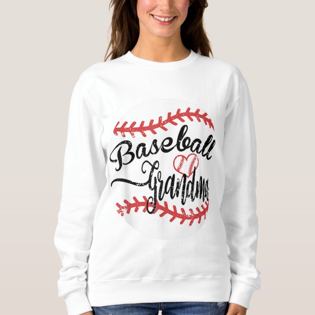 Proud Baseball Grandma Sweatshirt (Vorderseite)